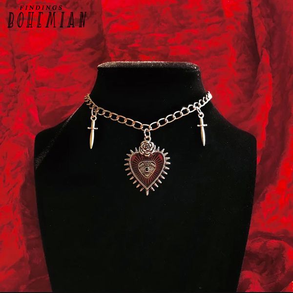 strands strings gothic hip hop y2k jewelry peach heart flower cross pendant necklaces vintage love sword eye thorns choker for women girls p, Black
strands strings gothic hip hop y2k jewelry peach heart flower cross pendant necklaces vintage love sword eye thorns choker for women girls p, Black