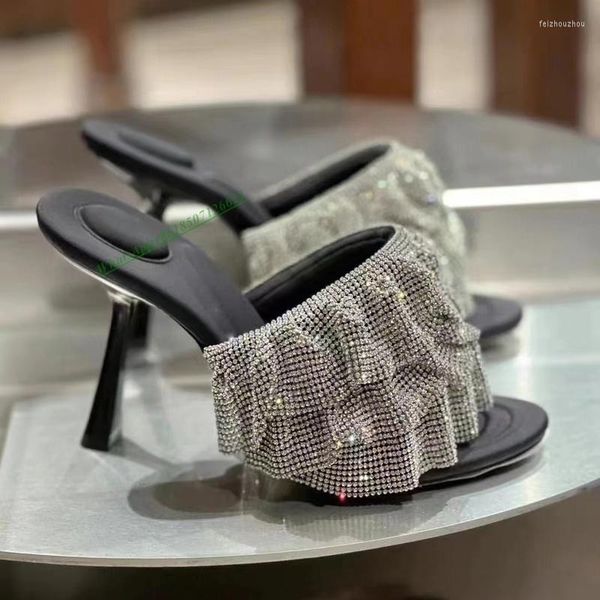 sandals 2023 black rhinestone high heels women's stiletto solid color round toe slip on
sandals 2023 black rhinestone high heels women's stiletto solid color round toe slip on