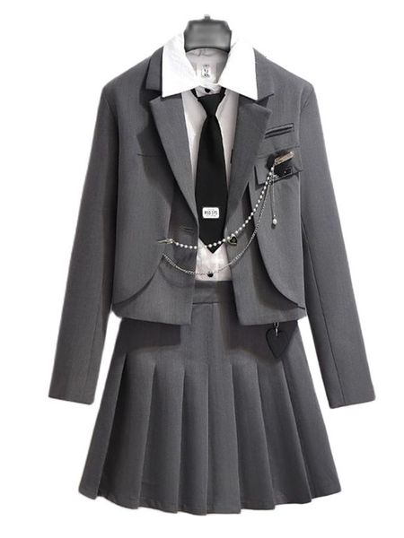 two piece dress 2023 spring streetwear 3 pleated skirt suit plus size harajuku loose jacket blazer mini a line skirt white blouse summer 230
two piece dress 2023 spring streetwear 3 pleated skirt suit plus size harajuku loose jacket blazer mini a line skirt white blouse summer 230