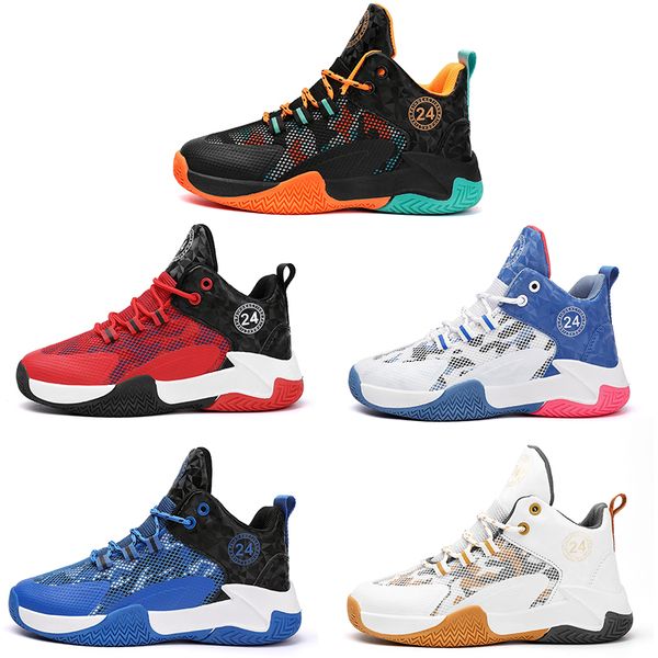 multi-colored kid basketball breathable shoes men women white blue black orange red golden mens trainers outdoor sports sneakers
multi-colored kid basketball breathable shoes men women white blue black orange red golden mens trainers outdoor sports sneakers
