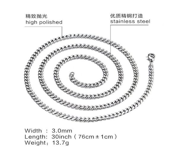 light luxury european and american fashion mens and womens cuban link chain titanium steel necklace fashion chain stainless steel 1251025, Black
light luxury european and american fashion mens and womens cuban link chain titanium steel necklace fashion chain stainless steel 1251025, Black