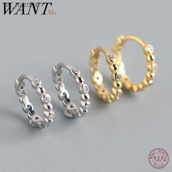 wantme fashion korean minimalist round zircon bead ear hoop mini stud earrings for women real % sterling silver jewelry gift l230620, Golden;silver
wantme fashion korean minimalist round zircon bead ear hoop mini stud earrings for women real % sterling silver jewelry gift l230620, Golden;silver