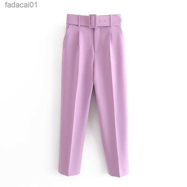 women candy color pants purple orange beige color chic business trousers female fake zipper pantalones mujer pants p616 l230621, Black;white
women candy color pants purple orange beige color chic business trousers female fake zipper pantalones mujer pants p616 l230621, Black;white