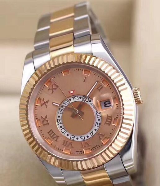 16 style watches 42mm sky-dweller gmt workin 326938 326934 326935 18k gold steel asia 2813 movement mechanical automatic mens watch men', Slivery;brown
16 style watches 42mm sky-dweller gmt workin 326938 326934 326935 18k gold steel asia 2813 movement mechanical automatic mens watch men', Slivery;brown
