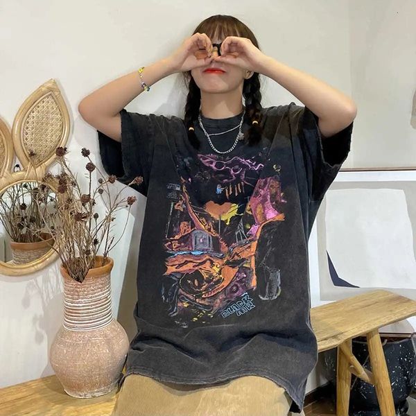 womens tshirt retro street printing old longsleeved tshirt men and women ins hiphop loose washed shortsleeved 100% cotton tshirt 230707, White
womens tshirt retro street printing old longsleeved tshirt men and women ins hiphop loose washed shortsleeved 100% cotton tshirt 230707, White
