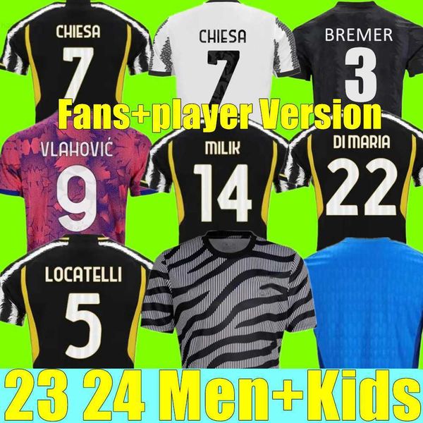 23 24 vlahovic chiesa milik soccer jerseys fans player version 2023 2024 bonucci football shirts kit juventus di maria soccer uniform maglie, White;black
23 24 vlahovic chiesa milik soccer jerseys fans player version 2023 2024 bonucci football shirts kit juventus di maria soccer uniform maglie, White;black