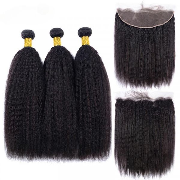 10a brazilian hair weave bundles with frontal kinky straight human hair 3 bundles with 13x4 hd lace frontal, Black;brown
10a brazilian hair weave bundles with frontal kinky straight human hair 3 bundles with 13x4 hd lace frontal, Black;brown