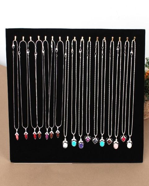 17 hook black velvet jewelry display shelf jewelry organizer holder necklace display show case organizer tray stand1677611
17 hook black velvet jewelry display shelf jewelry organizer holder necklace display show case organizer tray stand1677611
