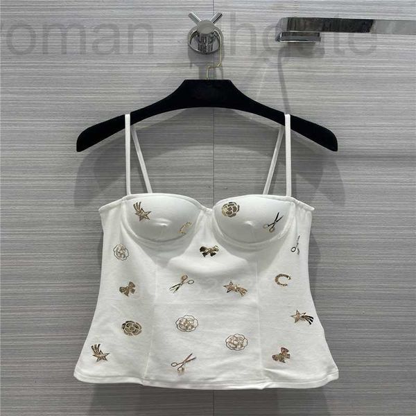 women's t-shirt designer women's summer tdesigner t-shirt with beads tank crop t shirt clothing short bodypullovest camisole 6rbj, White
women's t-shirt designer women's summer tdesigner t-shirt with beads tank crop t shirt clothing short bodypullovest camisole 6rbj, White