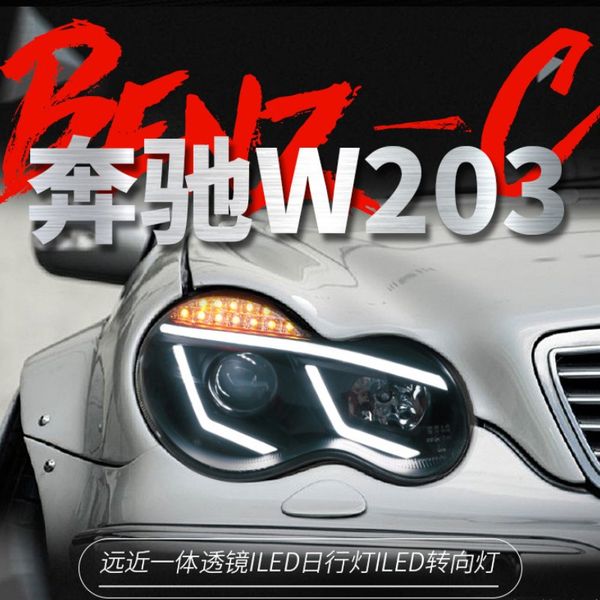 car headlight daytime running lights front lamp for benz c-class w203 20 00-20 06 high beam streamer turn signal xenon drl head light assemb
car headlight daytime running lights front lamp for benz c-class w203 20 00-20 06 high beam streamer turn signal xenon drl head light assemb