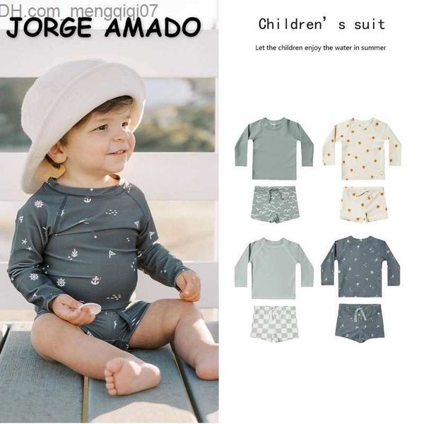 two-pieces new summer boys' swimwear 2 pieces blue seagull beige sun swimwear+tree trunk spring sun protection children's clothing
two-pieces new summer boys' swimwear 2 pieces blue seagull beige sun swimwear+tree trunk spring sun protection children's clothing