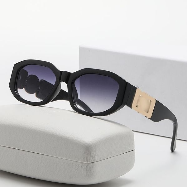 fashion sunglasses, glasses, sunglasses designer, men's and women's brown case, black metal frame, 6-color lens, White;black
fashion sunglasses, glasses, sunglasses designer, men's and women's brown case, black metal frame, 6-color lens, White;black