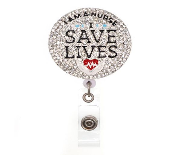10pcslot crystal save lives i am a nurse enamel retractable badge holder2505623, Gray
10pcslot crystal save lives i am a nurse enamel retractable badge holder2505623, Gray
