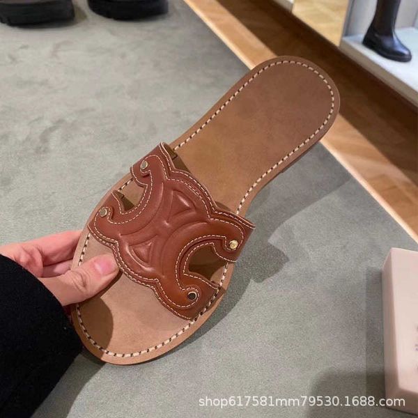 c family triumphal arch women's 2023 summer flat bottom large size new one word slippers factory, Black
c family triumphal arch women's 2023 summer flat bottom large size new one word slippers factory, Black