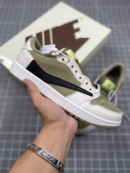 2023 authentic i basketball shoes ts x 1 low golf neutral olive black-sail-lt lemon twist-baroque brown-white men women sports sneakers
2023 authentic i basketball shoes ts x 1 low golf neutral olive black-sail-lt lemon twist-baroque brown-white men women sports sneakers