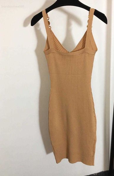 women party dress v neck sleeveless knit slim dresses female gold button long milan clothing, Black;gray
women party dress v neck sleeveless knit slim dresses female gold button long milan clothing, Black;gray