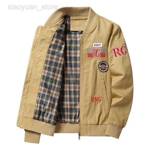 men's jackets american casual cotton washed embroidered jacket mens plus size military uniform baseball collar bomber jacket men clothi, Black;brown
men's jackets american casual cotton washed embroidered jacket mens plus size military uniform baseball collar bomber jacket men clothi, Black;brown