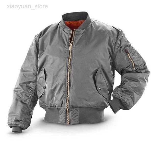 men's jackets bomber jacket men windbreaker us air pilot flight jacket hip hop waterproof nylon autumn long sleeve coat ma1 2023 hkd230, Black;brown
men's jackets bomber jacket men windbreaker us air pilot flight jacket hip hop waterproof nylon autumn long sleeve coat ma1 2023 hkd230, Black;brown