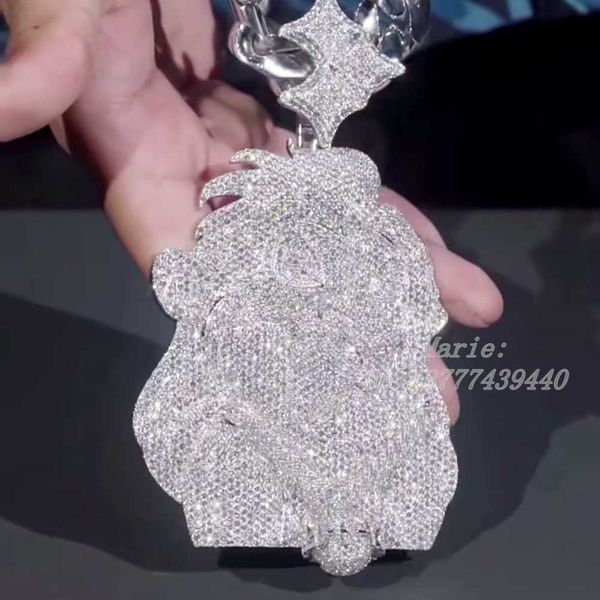 zuanfa 3inches custom jewelry silver gold with vvs moissanite hip hop jewelry custom diamond pendant with gra certificate
zuanfa 3inches custom jewelry silver gold with vvs moissanite hip hop jewelry custom diamond pendant with gra certificate