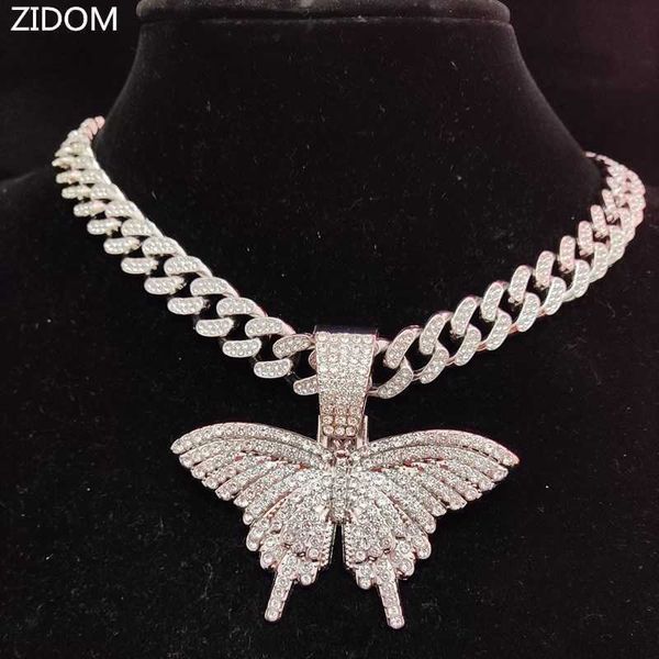 pendant necklaces men women hip hop butterfly necklace with 13mm miami cuban chain iced out bling hiphop silver fashion chain charm jewelry
pendant necklaces men women hip hop butterfly necklace with 13mm miami cuban chain iced out bling hiphop silver fashion chain charm jewelry