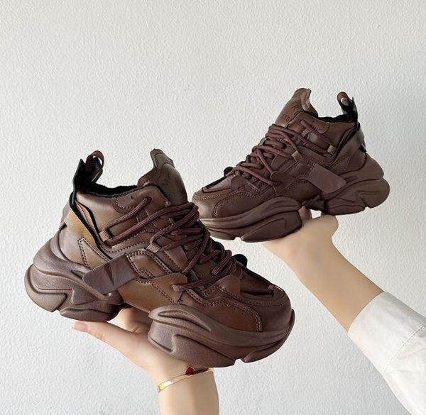 women chunky sneakers breathable mesh casual shoes wedge heels platform shoes chaussures femme sports dad shoes, Black
women chunky sneakers breathable mesh casual shoes wedge heels platform shoes chaussures femme sports dad shoes, Black