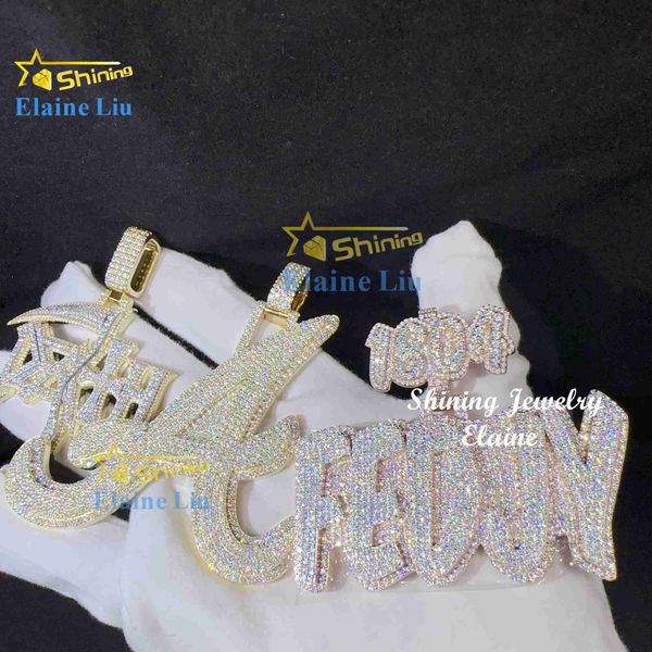sterling silver hip hop luxury iced out letter fine jewelry vvs moissanite name pendant
sterling silver hip hop luxury iced out letter fine jewelry vvs moissanite name pendant