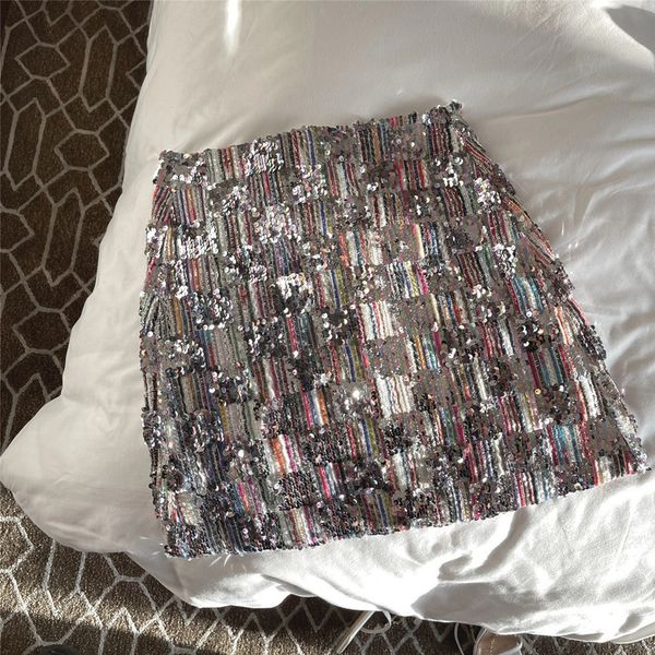 skirts women shiny sequined sexi mini skirt vintage pencil skirt high waist colorful plaided silm bodycon runway jupe sequin femme 230710, Black
skirts women shiny sequined sexi mini skirt vintage pencil skirt high waist colorful plaided silm bodycon runway jupe sequin femme 230710, Black