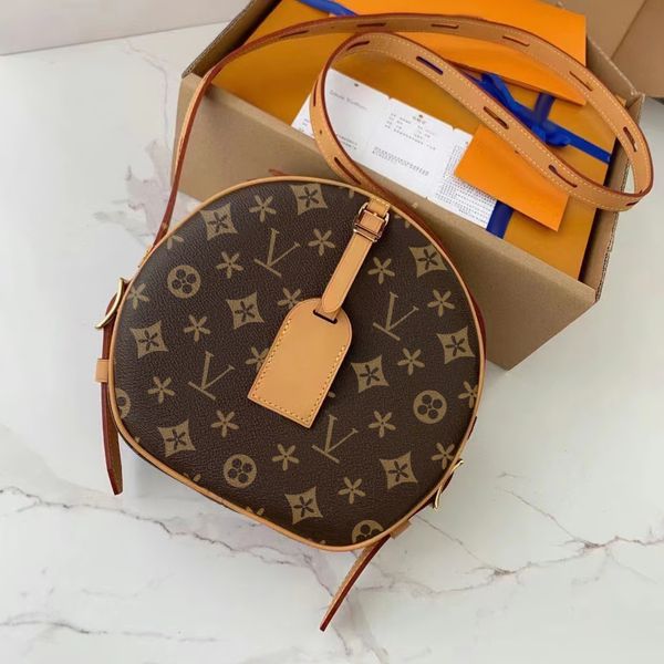 luxury m45647 leather brown flower tote clutch bags mens petite boite chapeau boite purse handbags cosmetic bag womens 2size designer round
luxury m45647 leather brown flower tote clutch bags mens petite boite chapeau boite purse handbags cosmetic bag womens 2size designer round