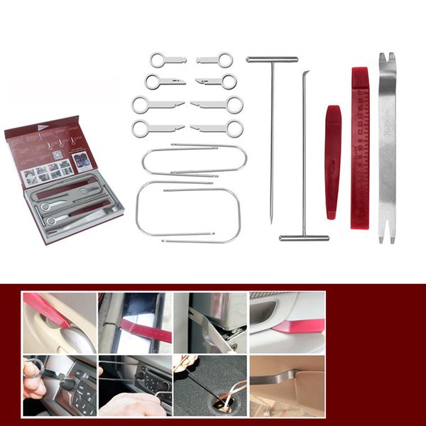 17 pcs car dashboard audio door clip panel trim kit radio removal repair tool set hm- 1798
17 pcs car dashboard audio door clip panel trim kit radio removal repair tool set hm- 1798