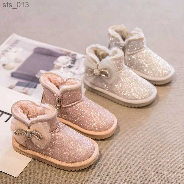 2022 winter new children' cotton shoes plus velvet thick waterproof non-slip rhinestone princess boots winter girls snow boots l230518, Black;grey
2022 winter new children' cotton shoes plus velvet thick waterproof non-slip rhinestone princess boots winter girls snow boots l230518, Black;grey