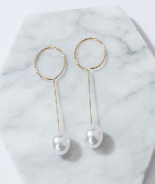 e197 korean style pearl earrings celebrity wind long pearl circle tassel earrings simple lady4270340, Golden;silver
e197 korean style pearl earrings celebrity wind long pearl circle tassel earrings simple lady4270340, Golden;silver