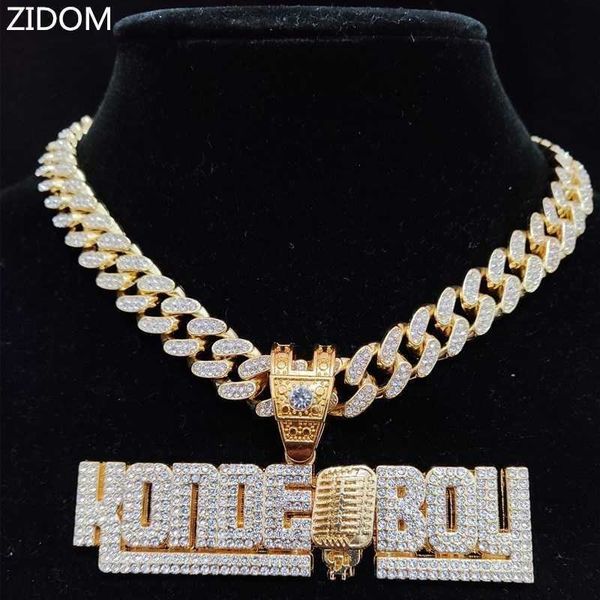 pendant necklaces men women hip hop konde boy letter necklace with 13mm cuban chain iced out bling hiphop fashion jewelry 230613, Silver
pendant necklaces men women hip hop konde boy letter necklace with 13mm cuban chain iced out bling hiphop fashion jewelry 230613, Silver