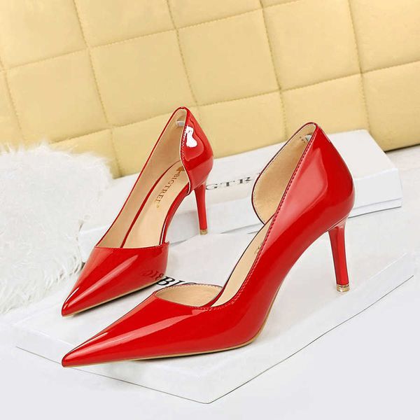 womens high heel dress shoes patent leather pumps pointed toe high heels wedding shoes, Black
womens high heel dress shoes patent leather pumps pointed toe high heels wedding shoes, Black