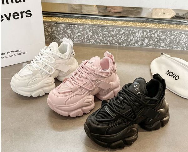 brand boots new summer pink chunky sneakers breathable mesh thick sole girls sport shoes fashion casual dad shoes female footwear, Black
brand boots new summer pink chunky sneakers breathable mesh thick sole girls sport shoes fashion casual dad shoes female footwear, Black
