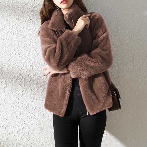 fur vintage green korean style short women coat long sleeve faux fur coat casual outerwear ladies jacket elegant autumn winter 2021, Black
fur vintage green korean style short women coat long sleeve faux fur coat casual outerwear ladies jacket elegant autumn winter 2021, Black