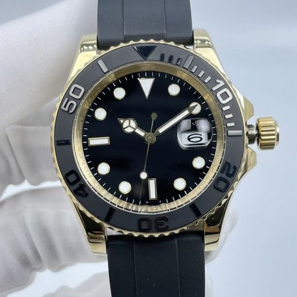 watches mens watch 40mm rubber strap rose gold automatic movement mechanical stainless steel mens watches master male wristwatch, Slivery;brown
watches mens watch 40mm rubber strap rose gold automatic movement mechanical stainless steel mens watches master male wristwatch, Slivery;brown