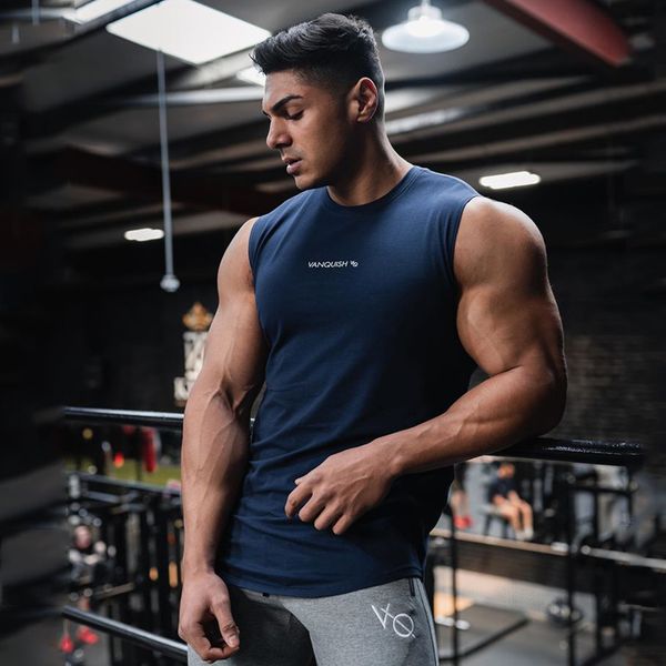 men' tank men' vest cotton round neck sports fitness sleeveless t-shirt joggers gym running training vest fashion casual men�, White;black
men' tank men' vest cotton round neck sports fitness sleeveless t-shirt joggers gym running training vest fashion casual men�, White;black