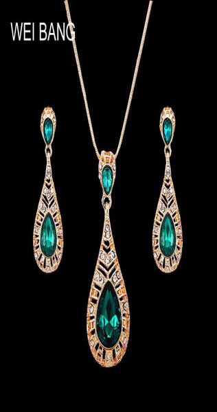 earrings necklace 2021 fashion gold color jewelry dubai bride wedding quality green rhinestone jewlery set drop6360094, Silver
earrings necklace 2021 fashion gold color jewelry dubai bride wedding quality green rhinestone jewlery set drop6360094, Silver
