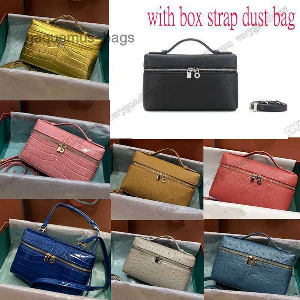 9a quality womens extra pocket l19 19 shoulder bags bento box loro piana lp fashion genuine leather crocodile ostrich pattern designer two w
9a quality womens extra pocket l19 19 shoulder bags bento box loro piana lp fashion genuine leather crocodile ostrich pattern designer two w