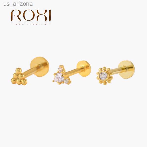 roxi 1pc simple stud earrings for women 925 sterling silver piercing earring jewelry threaded labret pendientes star moon snake l230620, Golden;silver
roxi 1pc simple stud earrings for women 925 sterling silver piercing earring jewelry threaded labret pendientes star moon snake l230620, Golden;silver
