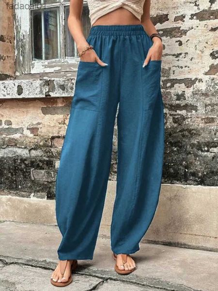 women's long pants casual fashion spring summer solid color pocket elastic waist oversized loose trousers female l230621, Black;white
women's long pants casual fashion spring summer solid color pocket elastic waist oversized loose trousers female l230621, Black;white