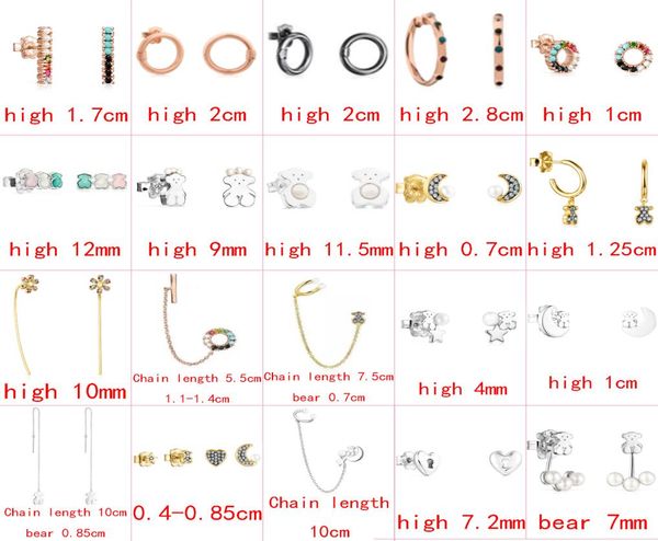 2021 new style 100 925 sterling silver bear fashion classic exquisite ladies earrings pierced jewelry manufacturer direct s6522506, Golden;silver
2021 new style 100 925 sterling silver bear fashion classic exquisite ladies earrings pierced jewelry manufacturer direct s6522506, Golden;silver
