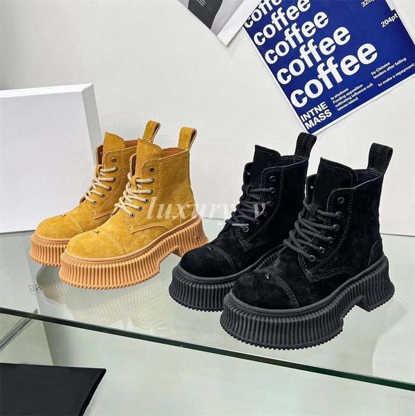 designer lace-up boots women ankle boots smfk yellow boots luxury suede thick bottom boots black brown desert combat boots
designer lace-up boots women ankle boots smfk yellow boots luxury suede thick bottom boots black brown desert combat boots