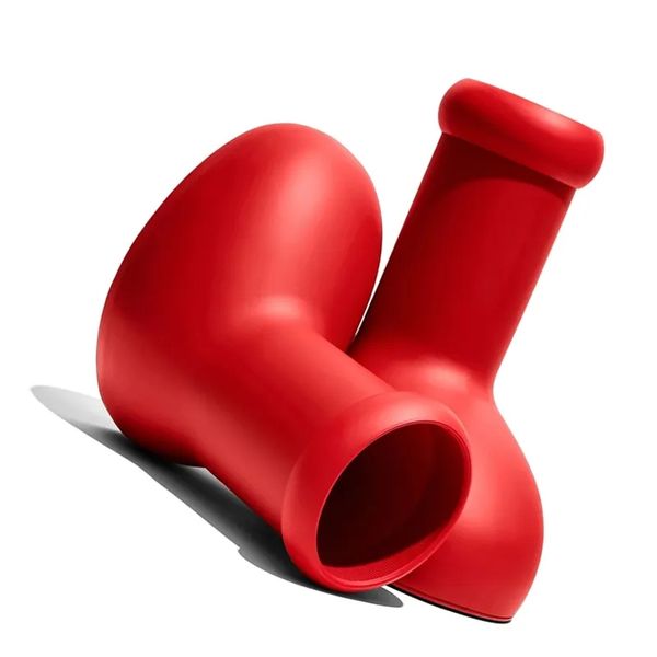 big red designer boots knee high rain boot round toe eva rubber platform bottes raining booties fashion astro boy shoes, Black
big red designer boots knee high rain boot round toe eva rubber platform bottes raining booties fashion astro boy shoes, Black