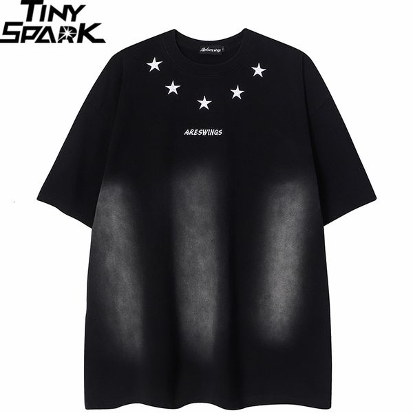 mens tshirts hip hop street clothing tshirt vintage tie dye star embroidery harajuku cotton large black purple 230707, White;black
mens tshirts hip hop street clothing tshirt vintage tie dye star embroidery harajuku cotton large black purple 230707, White;black