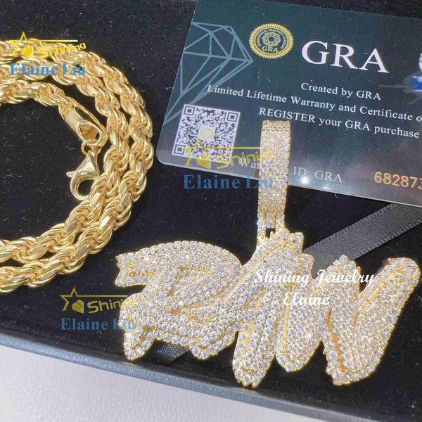 pass diamond tester vvs moissanite luxury fashion jewelry 925 sterling silver letter pendant
pass diamond tester vvs moissanite luxury fashion jewelry 925 sterling silver letter pendant