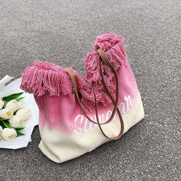 fashion niche bag women's large capacity fabric tote bag new foreign style wool tassel one shoulder handbag
fashion niche bag women's large capacity fabric tote bag new foreign style wool tassel one shoulder handbag