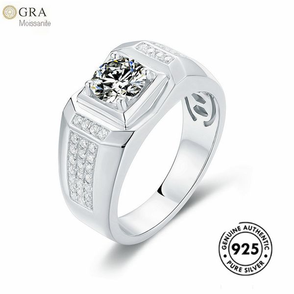 mens fingr ring s925 silver stone jewellery with 1ct moissanite ready for ship, Slivery;golden
mens fingr ring s925 silver stone jewellery with 1ct moissanite ready for ship, Slivery;golden