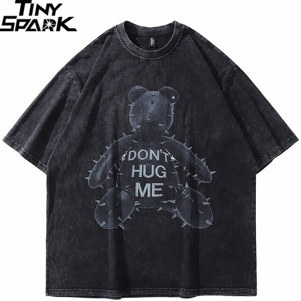mens tshirts street apparel hip hop large tshirt wash black belt spiked bear graphite vintage harajuku cotton 230707, White;black
mens tshirts street apparel hip hop large tshirt wash black belt spiked bear graphite vintage harajuku cotton 230707, White;black