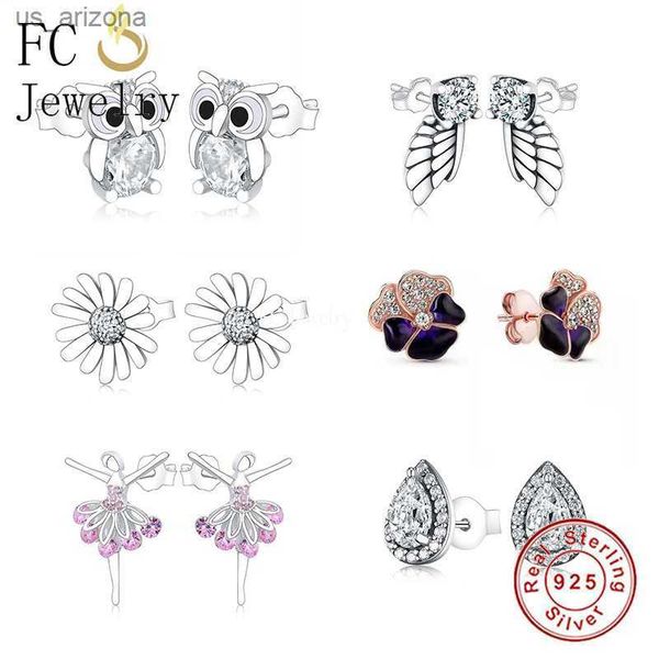 fc jewelry % 925 silver animal 3d owl clear crystal earring for women accessories ear sparkling kids oorbellen pendientes new l230620, Golden;silver
fc jewelry % 925 silver animal 3d owl clear crystal earring for women accessories ear sparkling kids oorbellen pendientes new l230620, Golden;silver